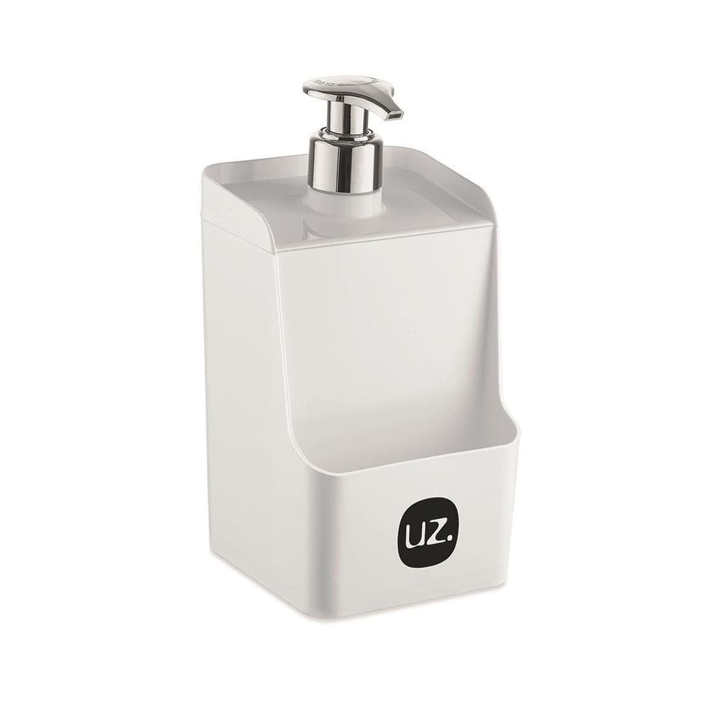 Porta Detergente Slim Dispenser Suporte Esponja Uz Branco