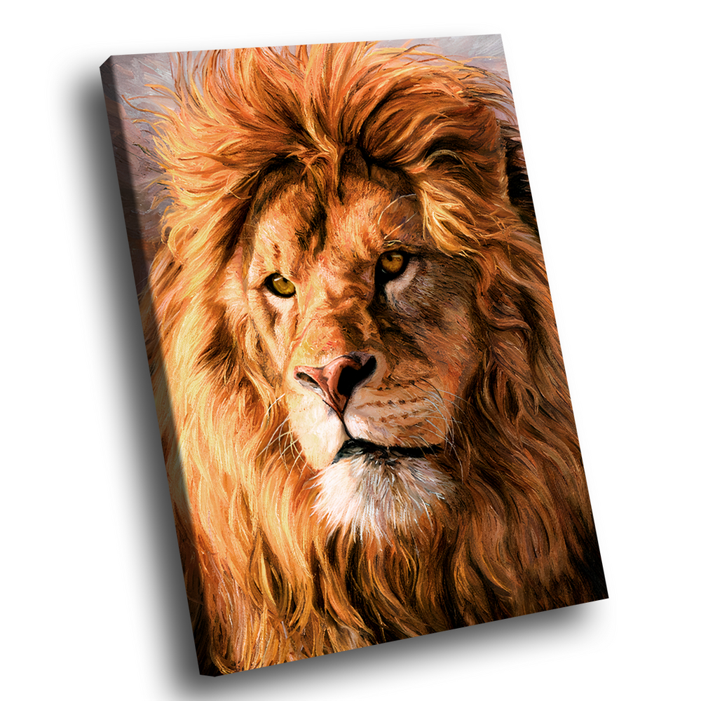 Quadro Decorativo Leão Majestoso