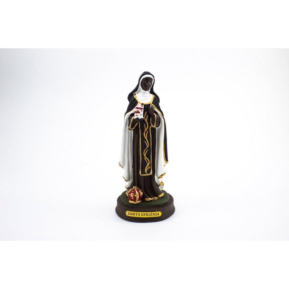 Imagem Santa Efigênia Resina 14 Cm