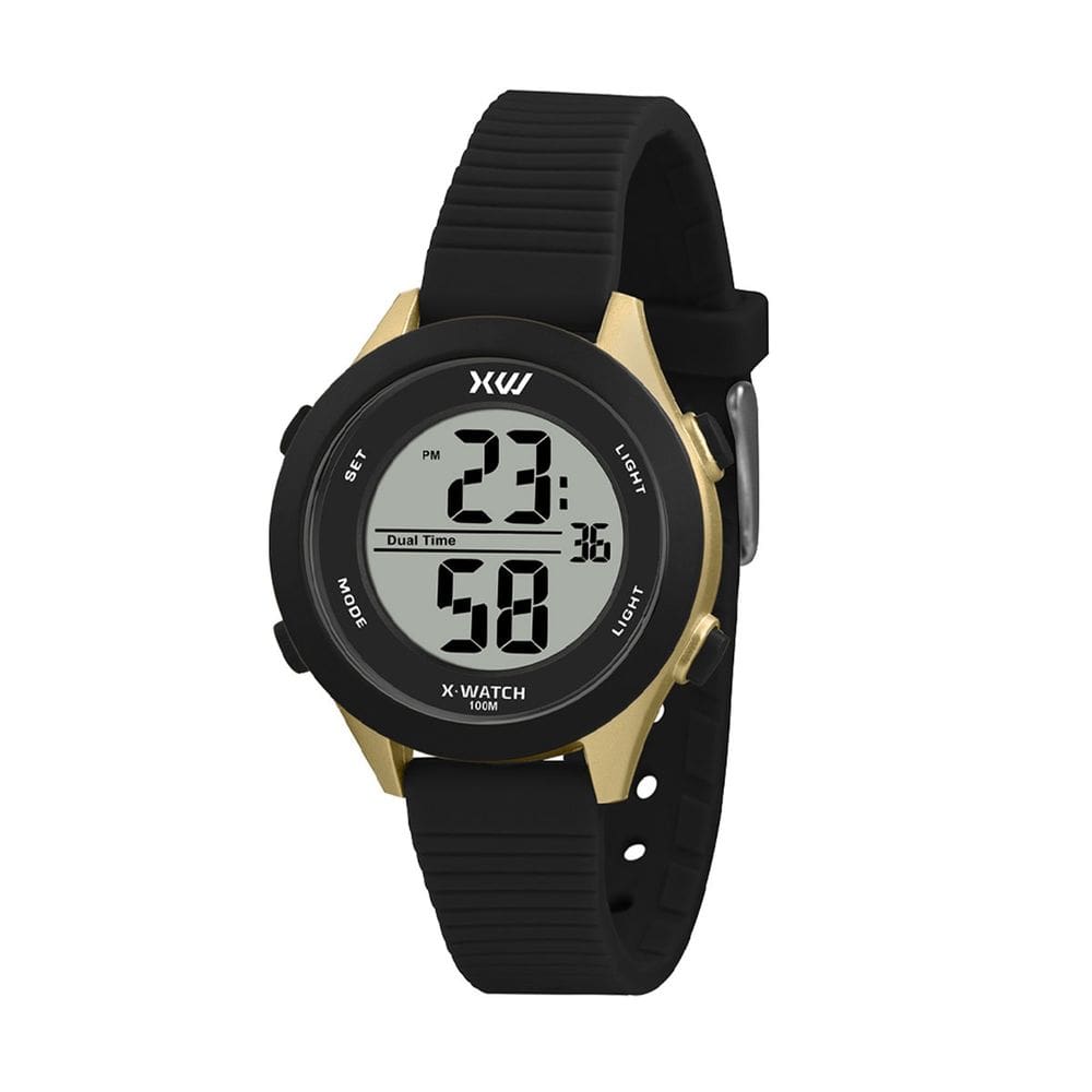 Relógio X Watch autêntico Pequeno Digital Prova d Agua 100m