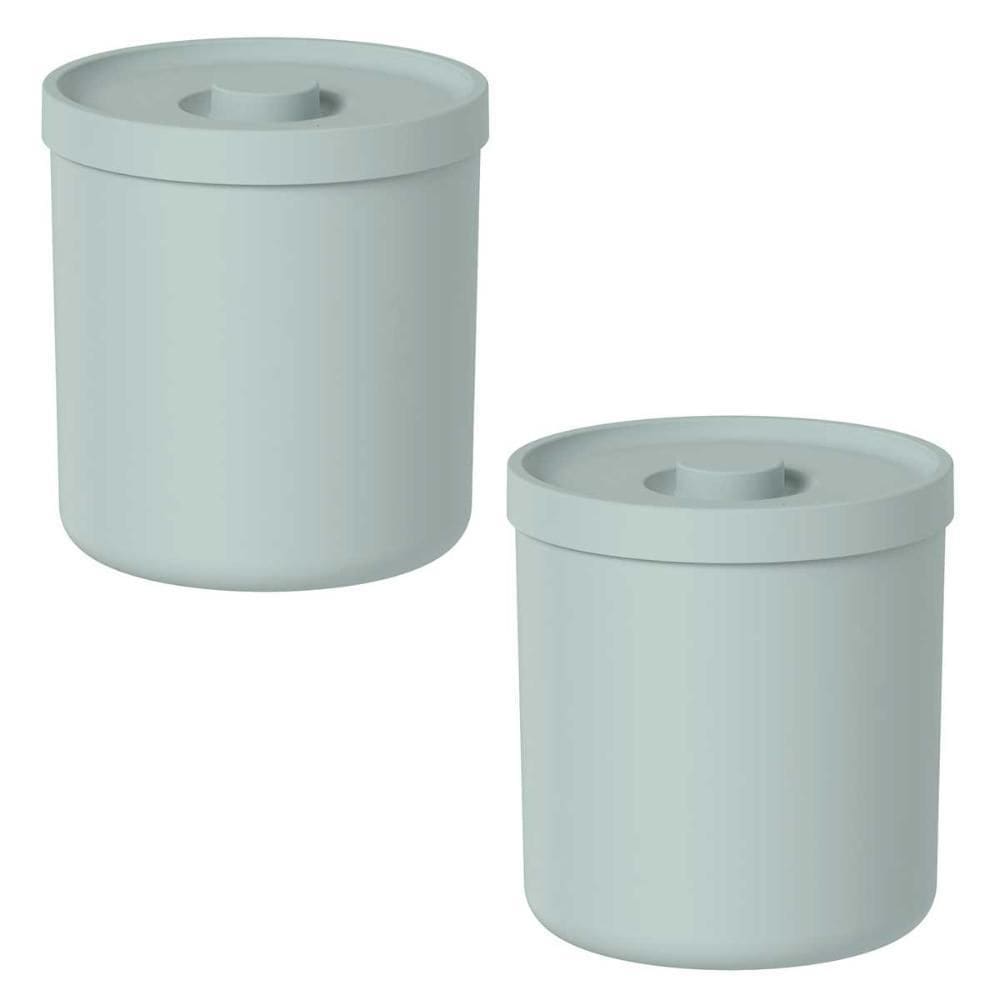2X Lixeira De Cozinha 6 Litros Ou Bold Verde