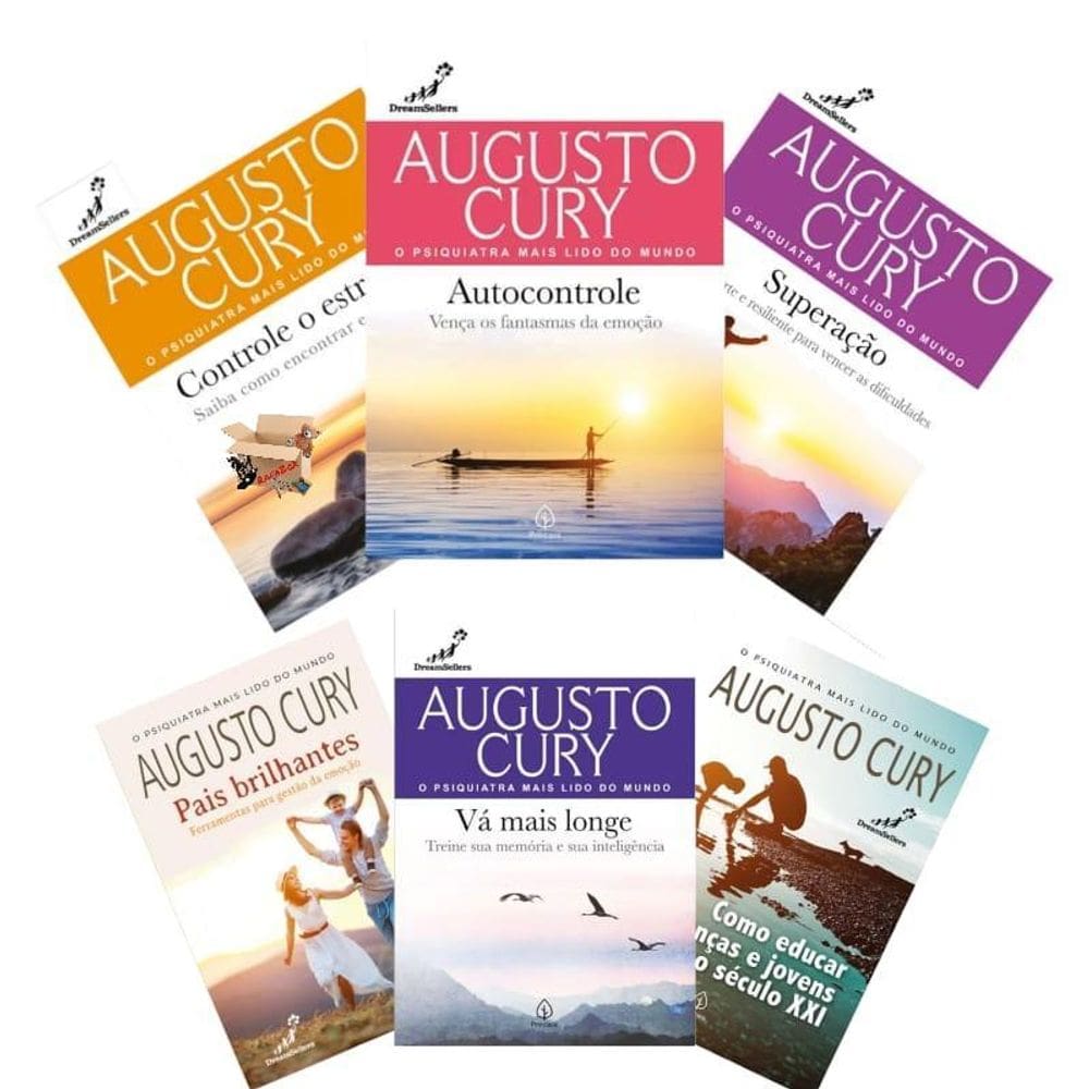 Kit 6 Livros Autoajuda Augusto Cury - Principis Vol 01
