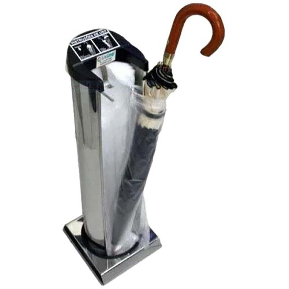Saco Plástico Refil 14X74 Cm Guarda-Chuva Pacote Com 2.000