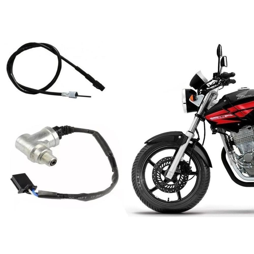 Cabo + Sensor Velocímetro Cbx 250 Twister De 2001 Ate 2008