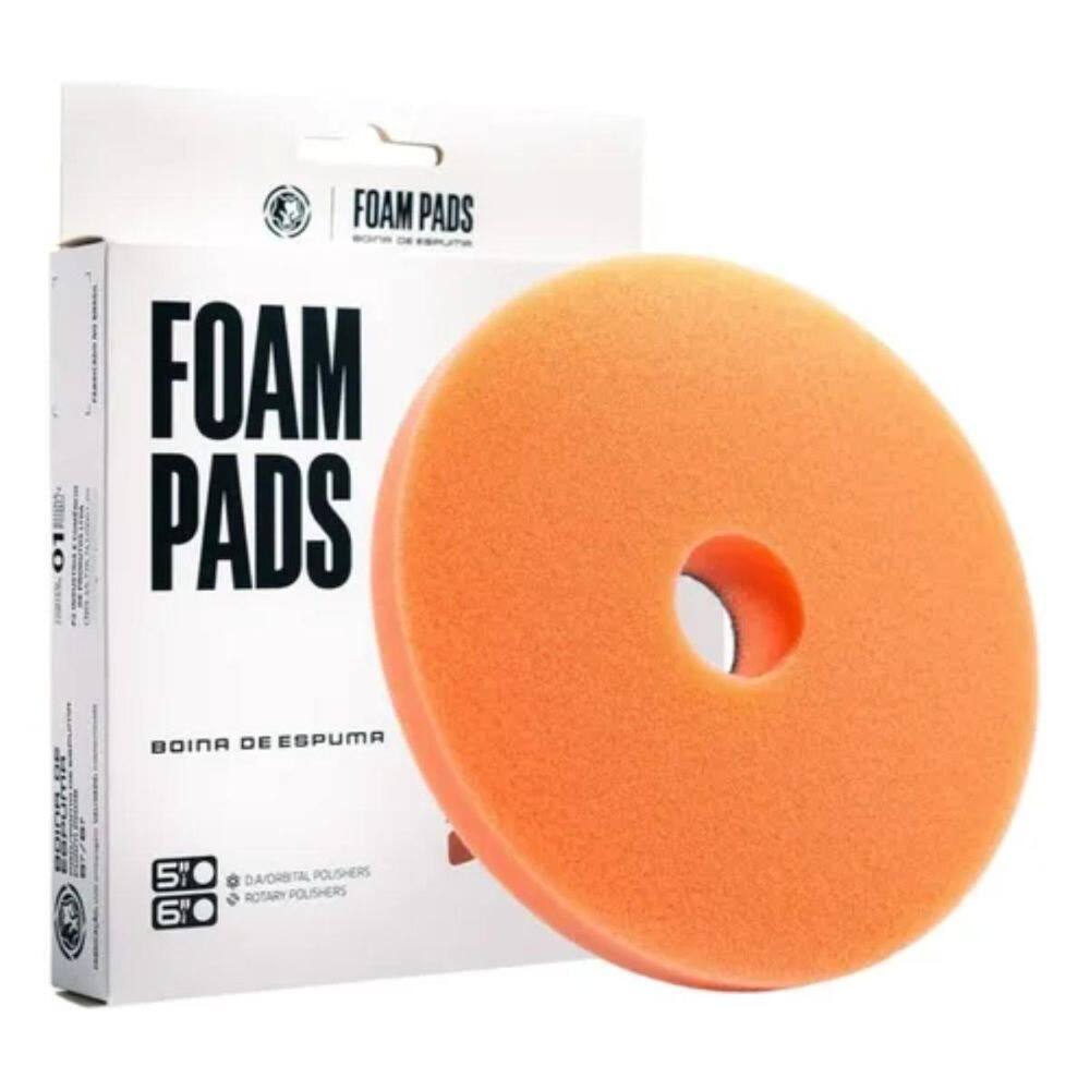 Boina De Espuma Laranja One Step 6 Wolf Pads