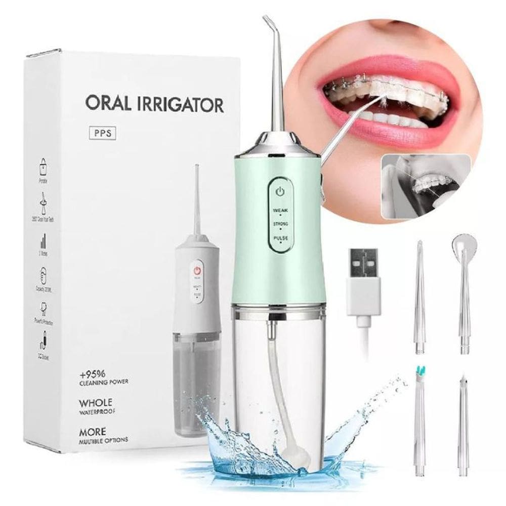 Aparelho Limpeza Implantes Dentários Jato Água Portátil