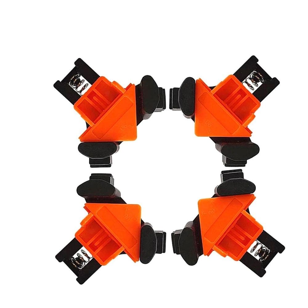 Kit 4 Grampo Sargento De Canto Aperto Angular Marcenaria