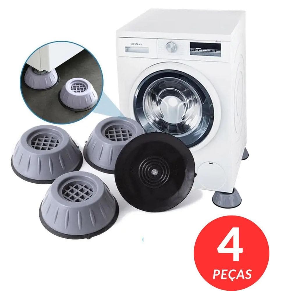 Pé Estabilizador Para Máquina De Lavar: Minimize Ruídos