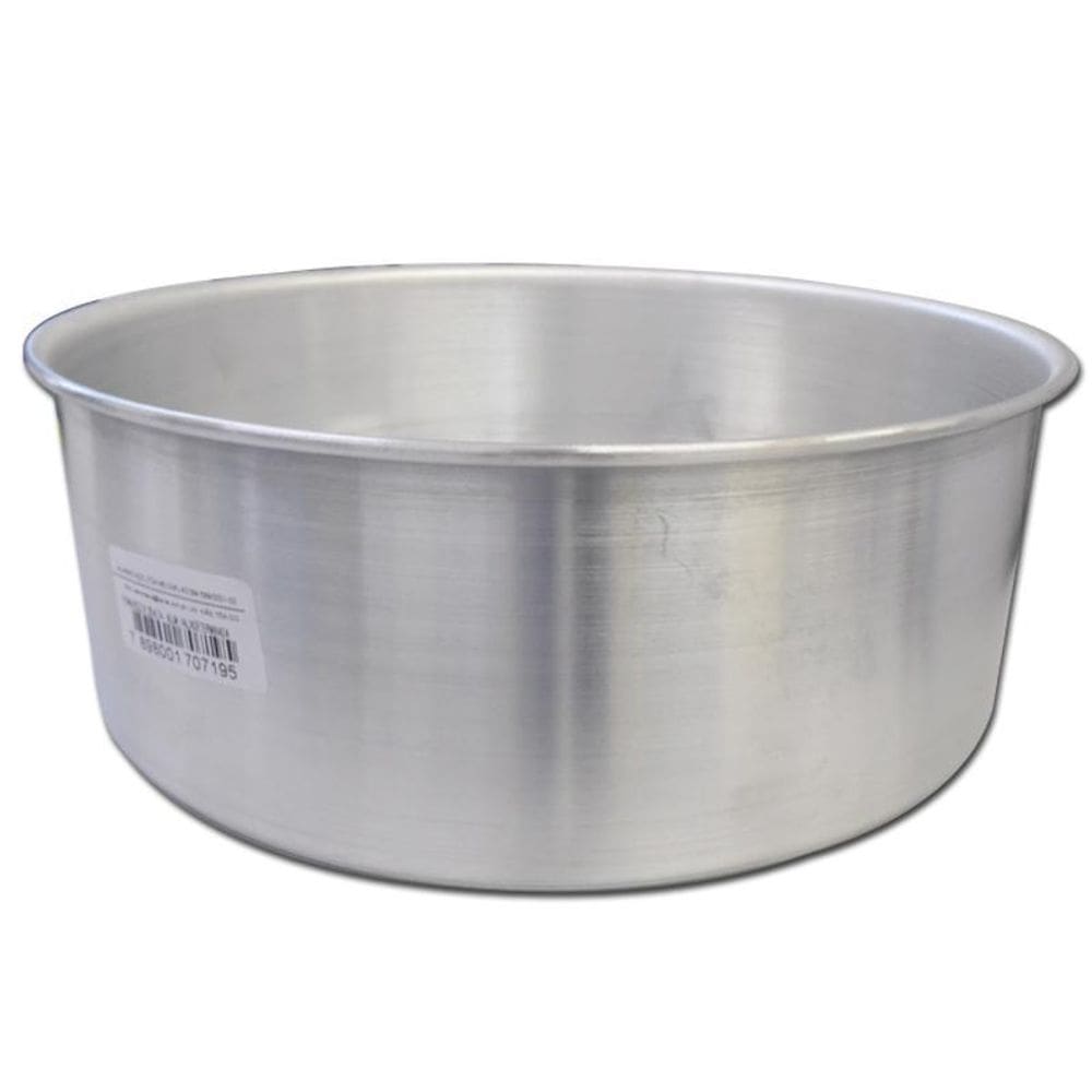 Forma De Bolo Redonda Lisa Nº 28 Em Alumínio Aal