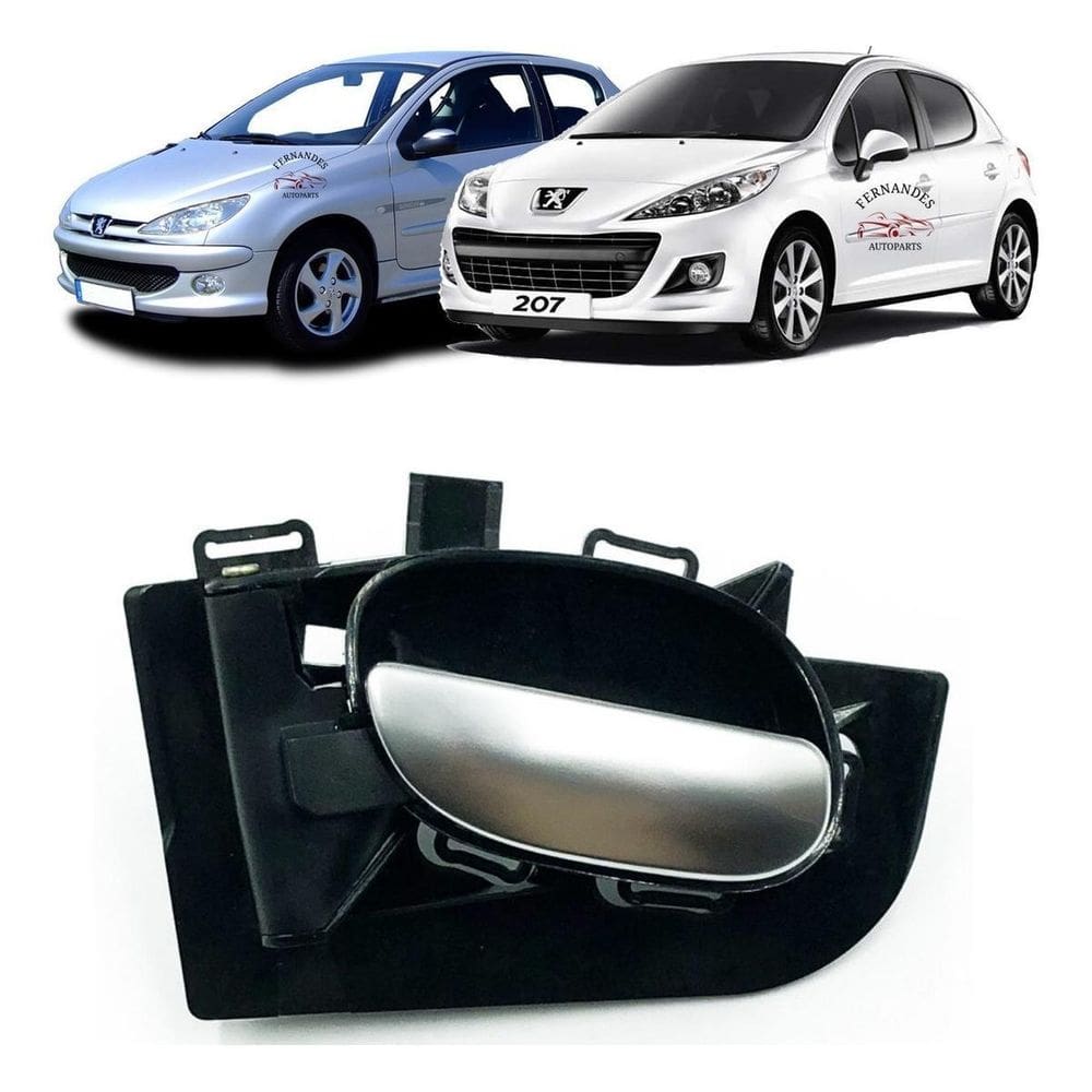 Maçaneta Interna Lado Esquerdo Peugeot 206 207 Sw 1998/2014