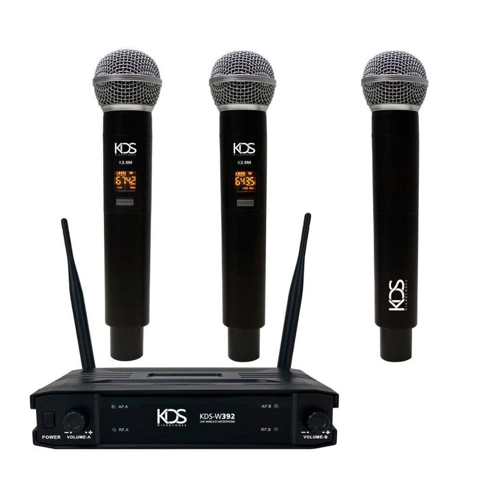 Sistema De Microfone K 392M Kadosh Sem Fio Uhf - K392M