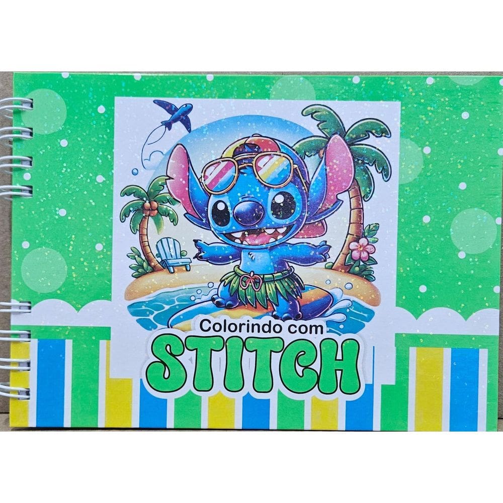 Livro De Colorir Stitch Capa Dura