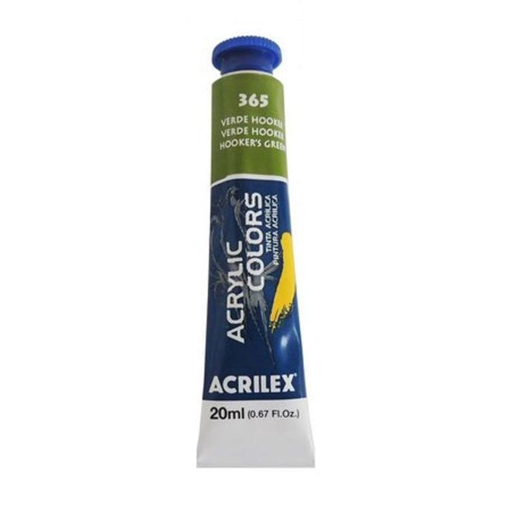 Tinta Acrilica Acrylic Colors 20Ml 365 Verde De Hooker - 131230365