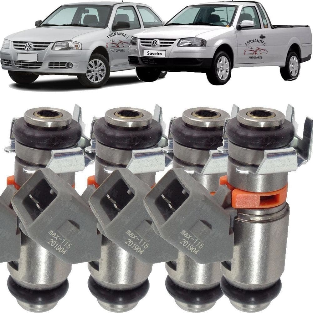 4 Bicos Injetores Gol Saveiro Parati 1.6 2.0 Ipw115 50102002