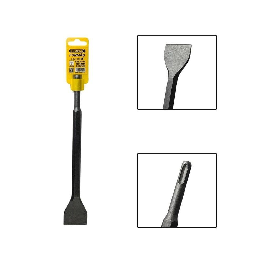 Formão Para Entalhar Esculpir Madeira Sds Plus 14X250X40Mm