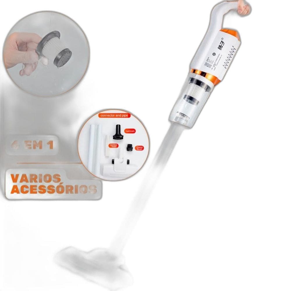 Aspirador De Pó Portátil Mini Usb Leve E Potente