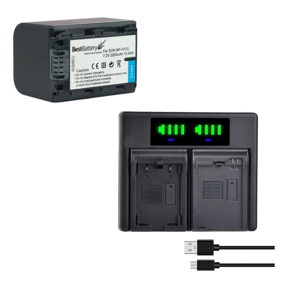 Kit 1X1 Np-Fh70 Sony Hdr-Ux5E, Xr100, Dcr-Hc51, Dvd106E0