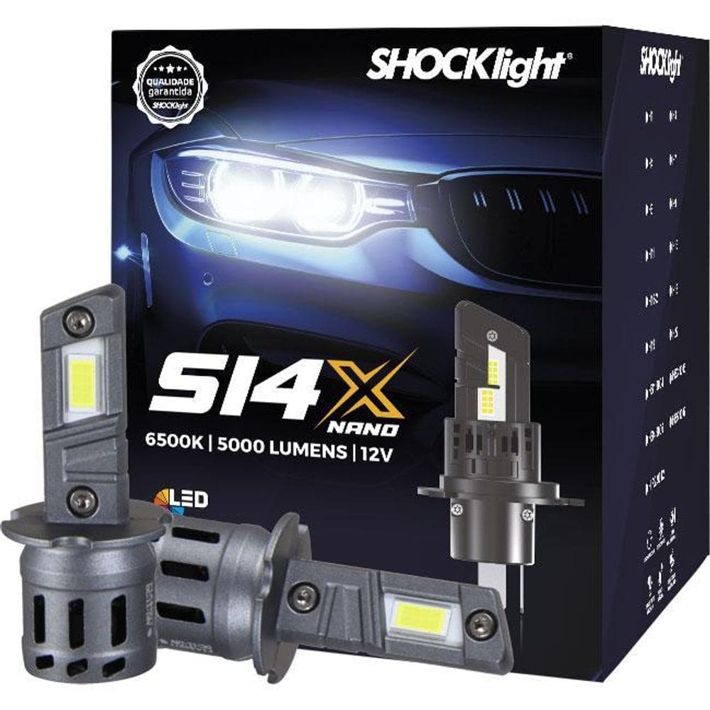 Lâmpada Led Shocklight S14X S14 X Nano H3 5000 Lumens 6500K