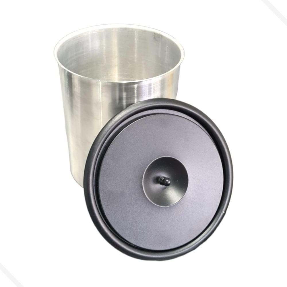 Cesto Lixeira Pia Cozinha Embutir 8 Litros Inox 304 Preto