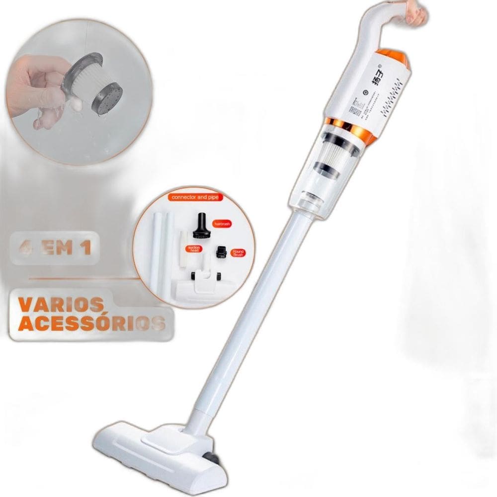 Aspirador De Pó Portátil Mini Usb Leve E Potente
