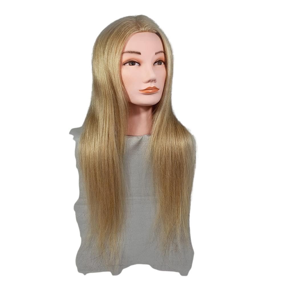 Cabeça Manequim Treinamento Cherey Natural 50Cm Loiro