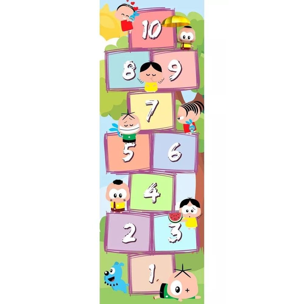 Adesivo De Chao Amarelinha Infantil Turma Monica Toy