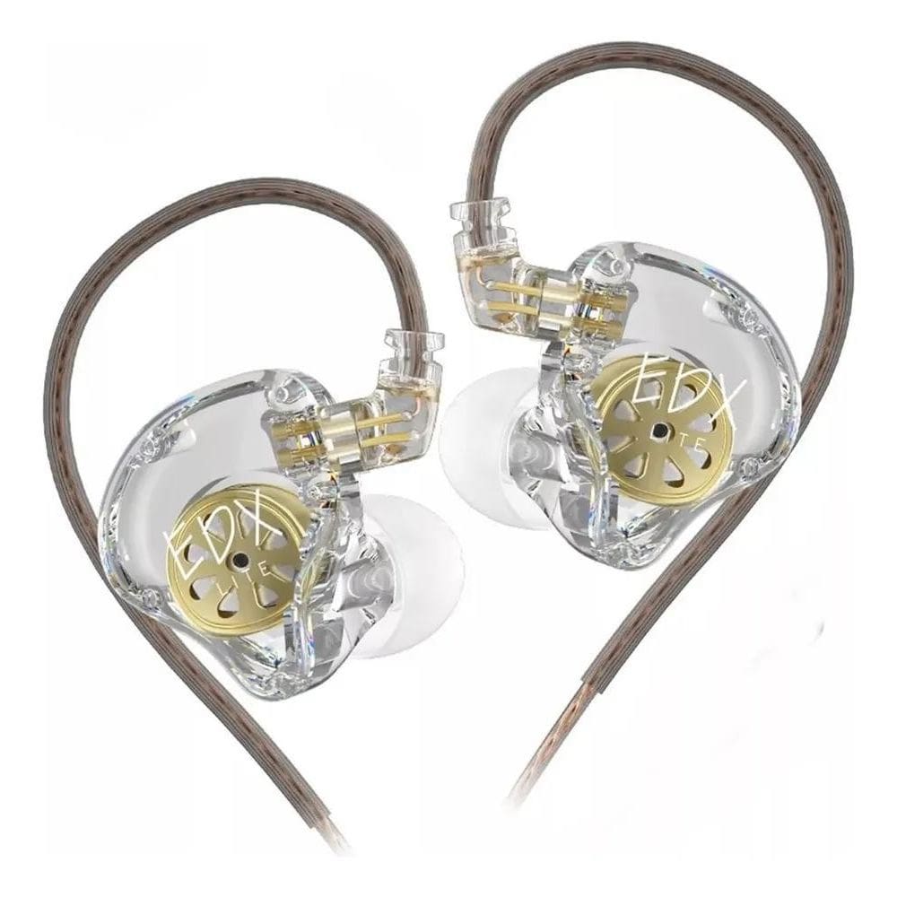 Fone De Ouvido Dj Musical Retorno Palco In-Ear Kz Edx Lite