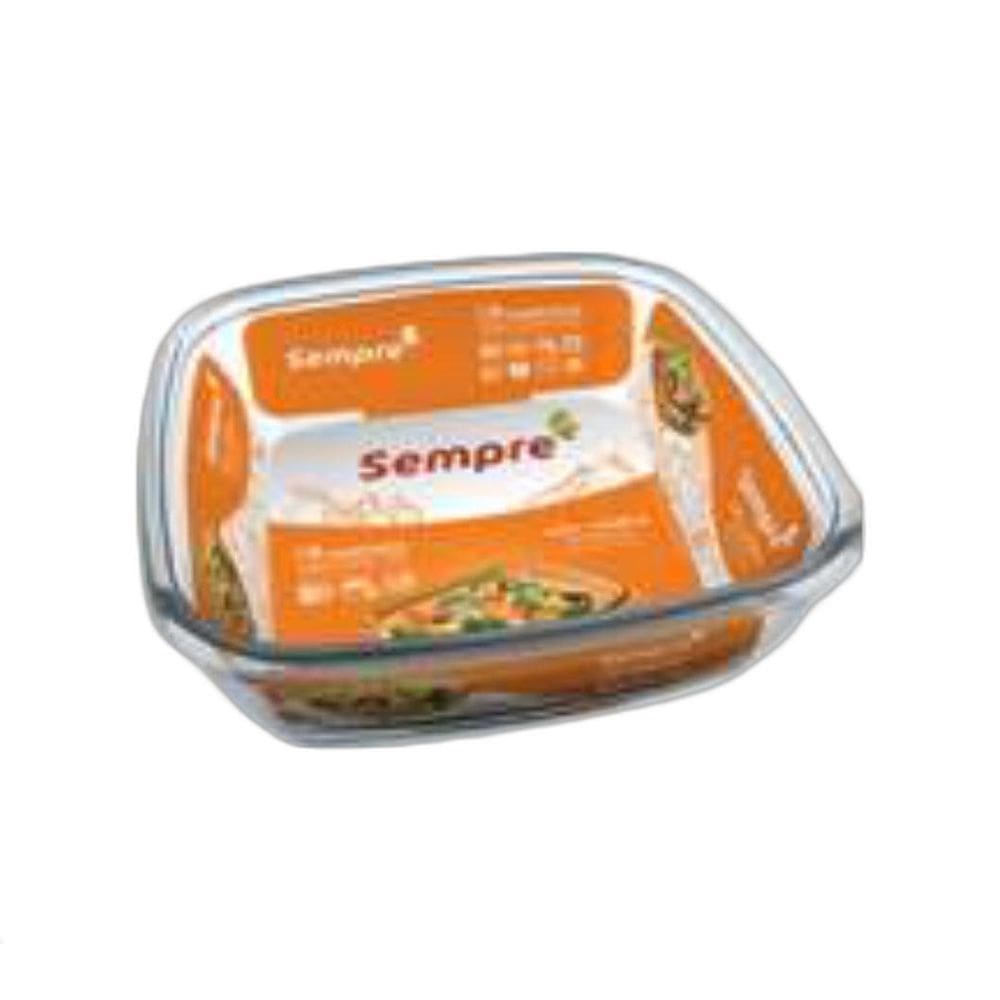 Formas Assadeiras De Vidro Forno Quadrada 730Ml Marinex 06