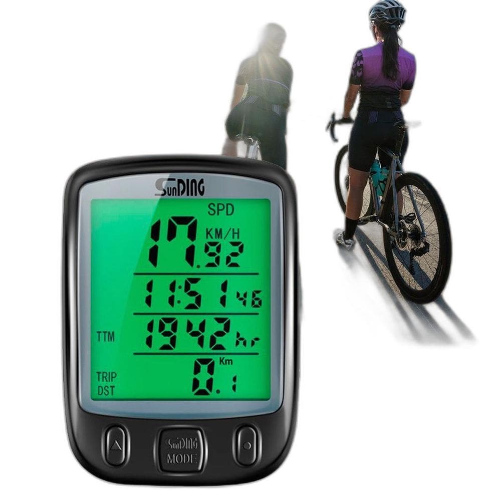 Computador De Ciclismo Display Luminoso E Sensor Velocidade