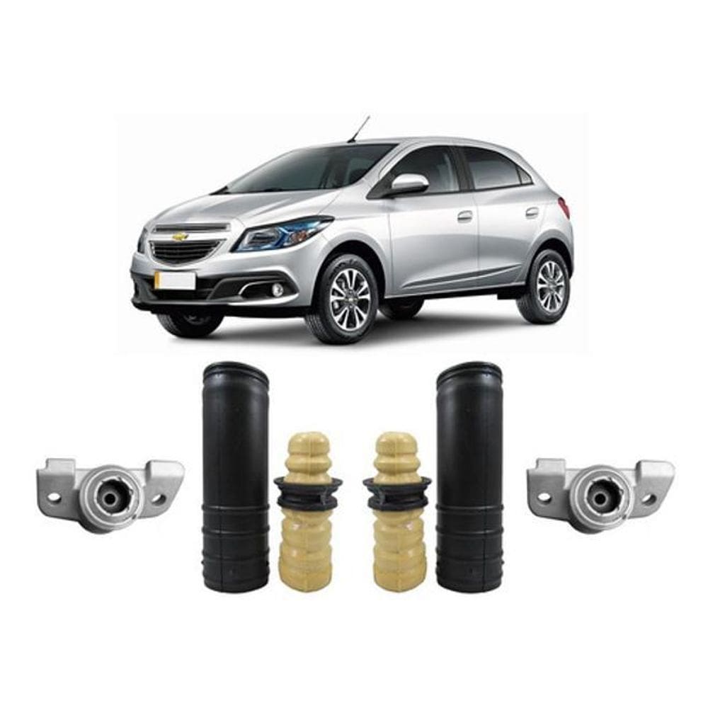 Par Kit Coxim Da Suspensão Traseiro Gm Onix 2017 2018 2019