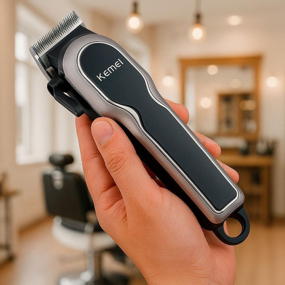 Kit Profissional Kemei Cabelo Barba Display