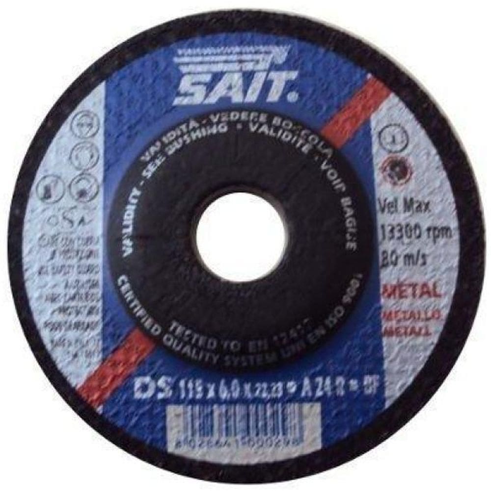 Disco De Desbaste 115 X 6,0 X 22,2Mm A24R - Sait