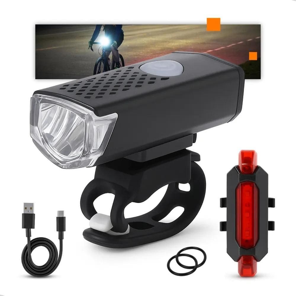 Polaris Shop Kit Luz Traseira + Dianteira Lanterna De Bike S