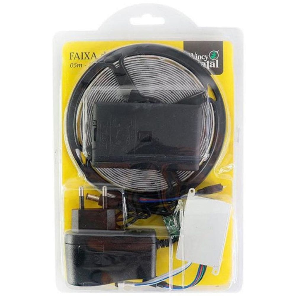 Fita De Led Rgb 5 Metros 300 Leds Pisca Pisca Iluminação