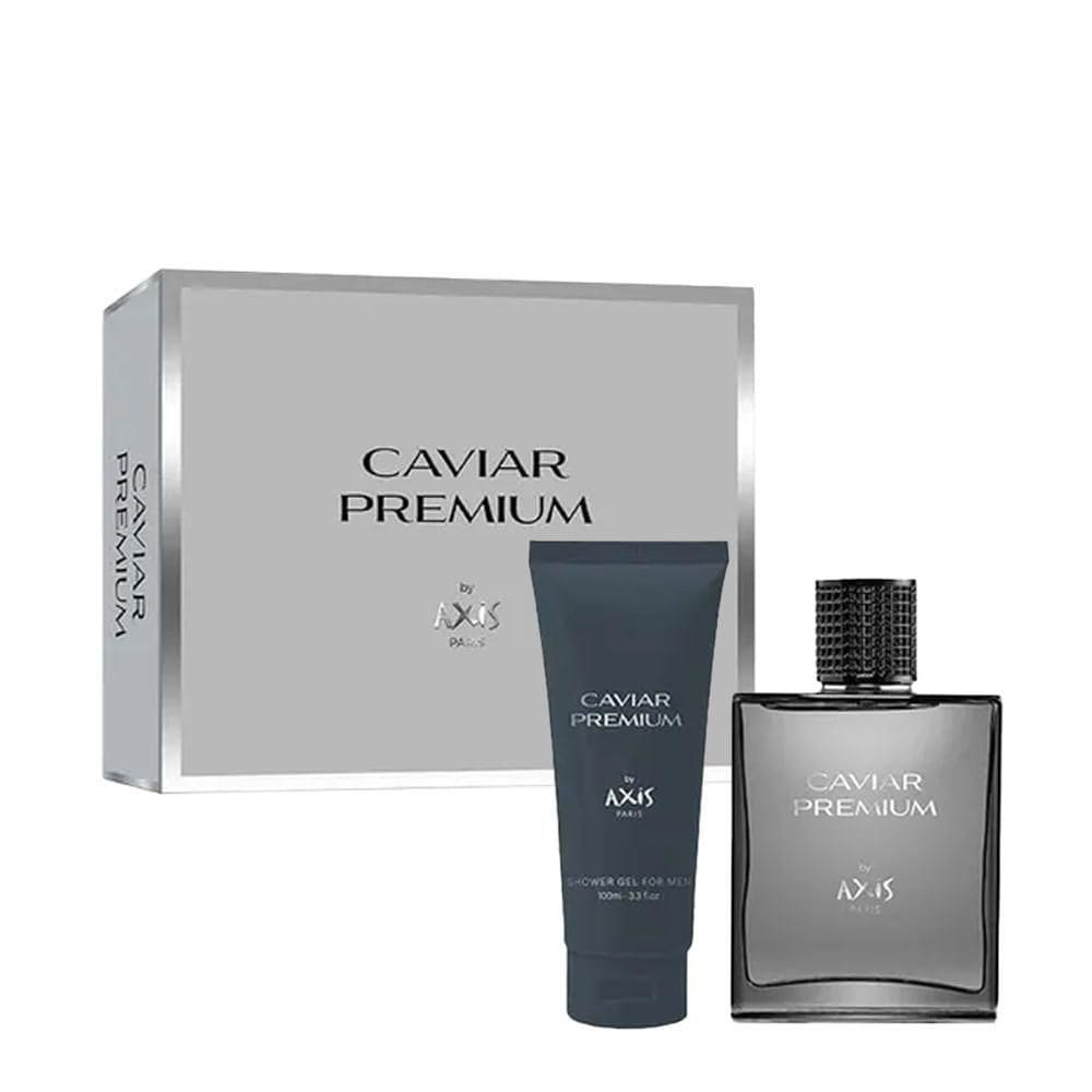 Kit Axis Caviar Premium Masculino Edt 100ml + Sg 100ml