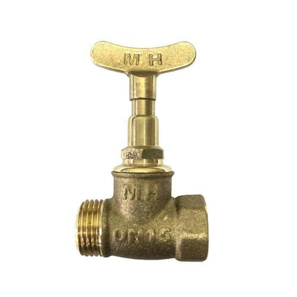 Registro De Pressão Bruto 1400 1-2`` - Metal Amarelo