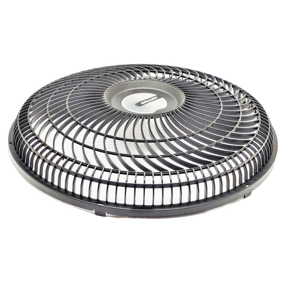Grade Dianteira Preta Plástica Do Ventilador Mallory 30Cm