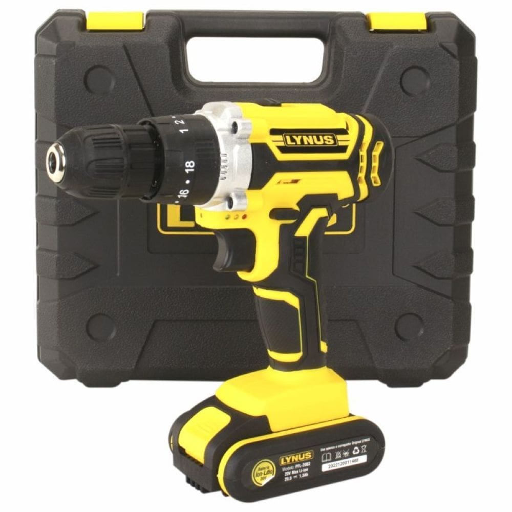Parafusadeira Furadeira de Impacto 20V PFL-20B2 Lynus