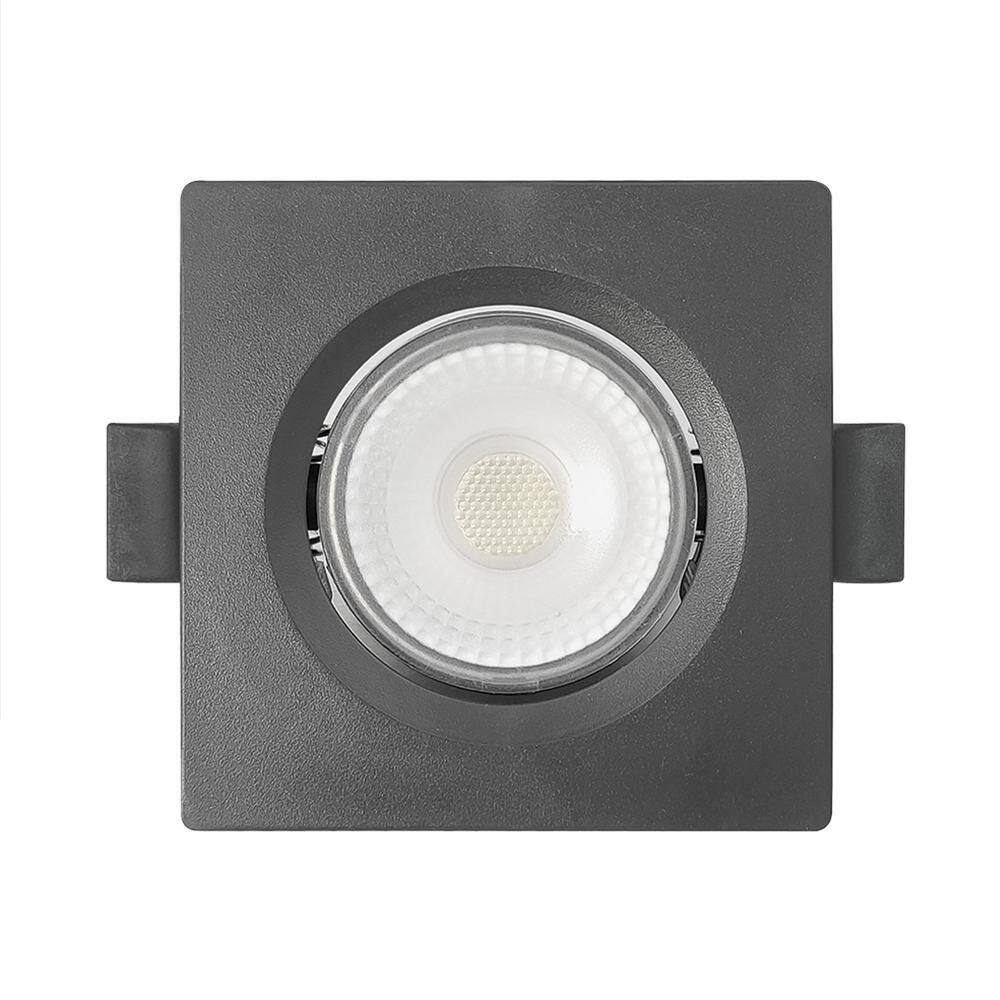 Spot Led Embutir Slim MR11 3W Preto 6500K