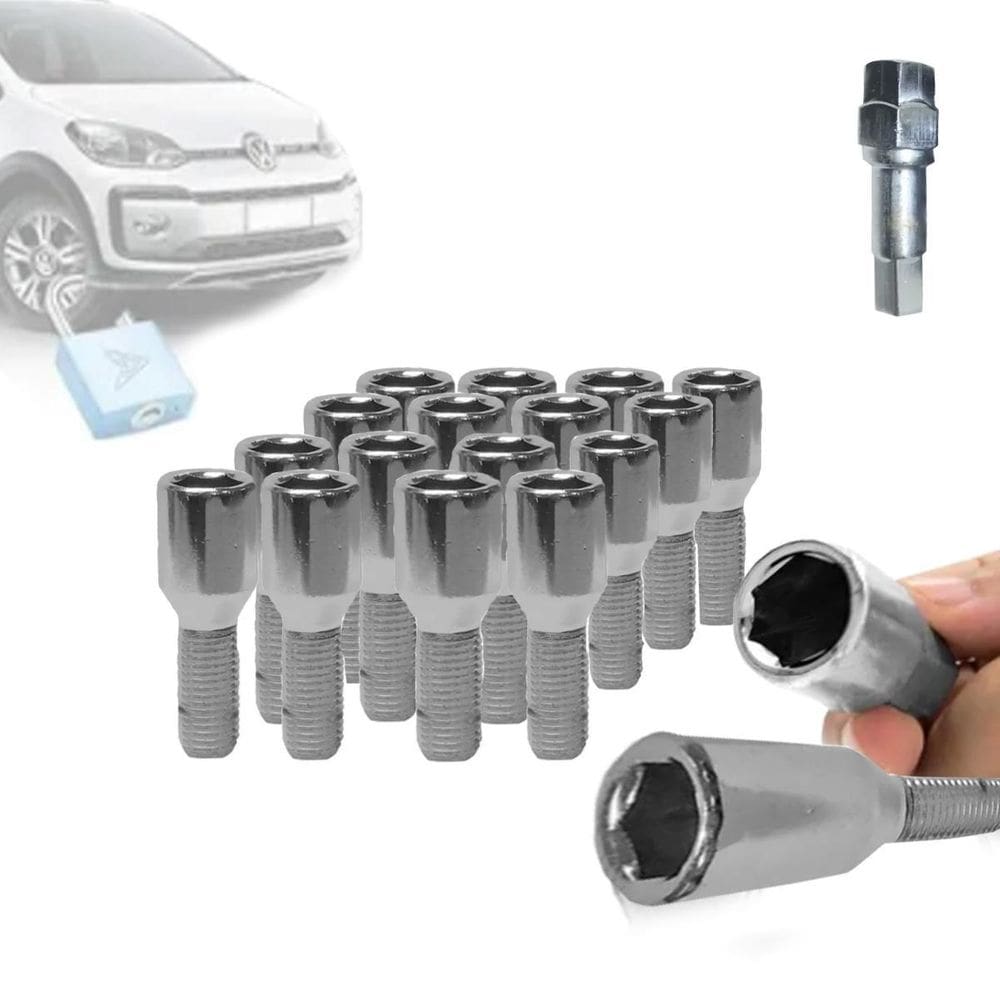 Kit Parafuso Multi Allen Gol Saveiro Up Voyage 16 Pç + Chave