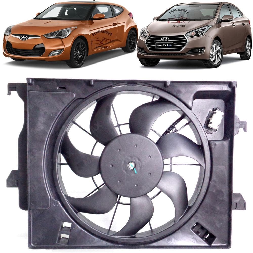 Ventoinha Eletroventilador Hyundai Hb20 Veloster 253801R050