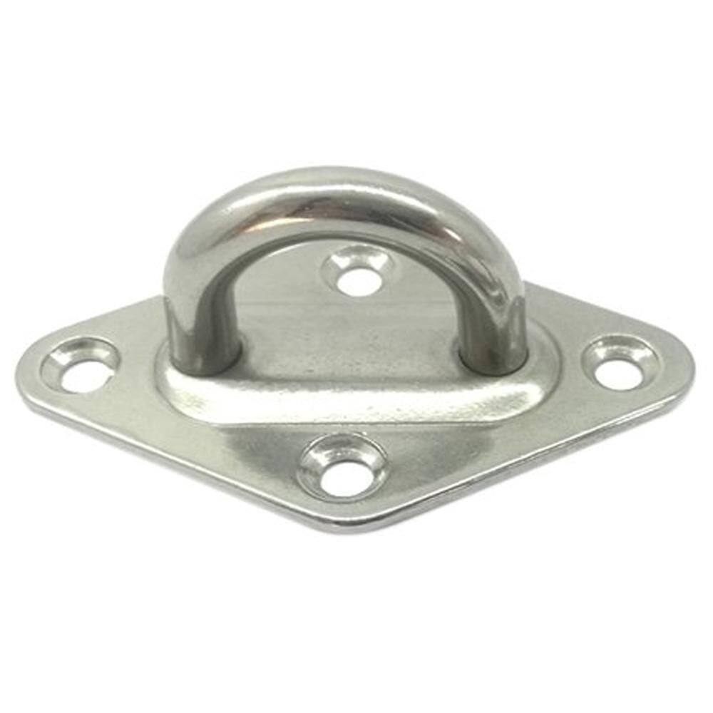 Alça Diamante Inox Com 4 Furos 8X80Mm