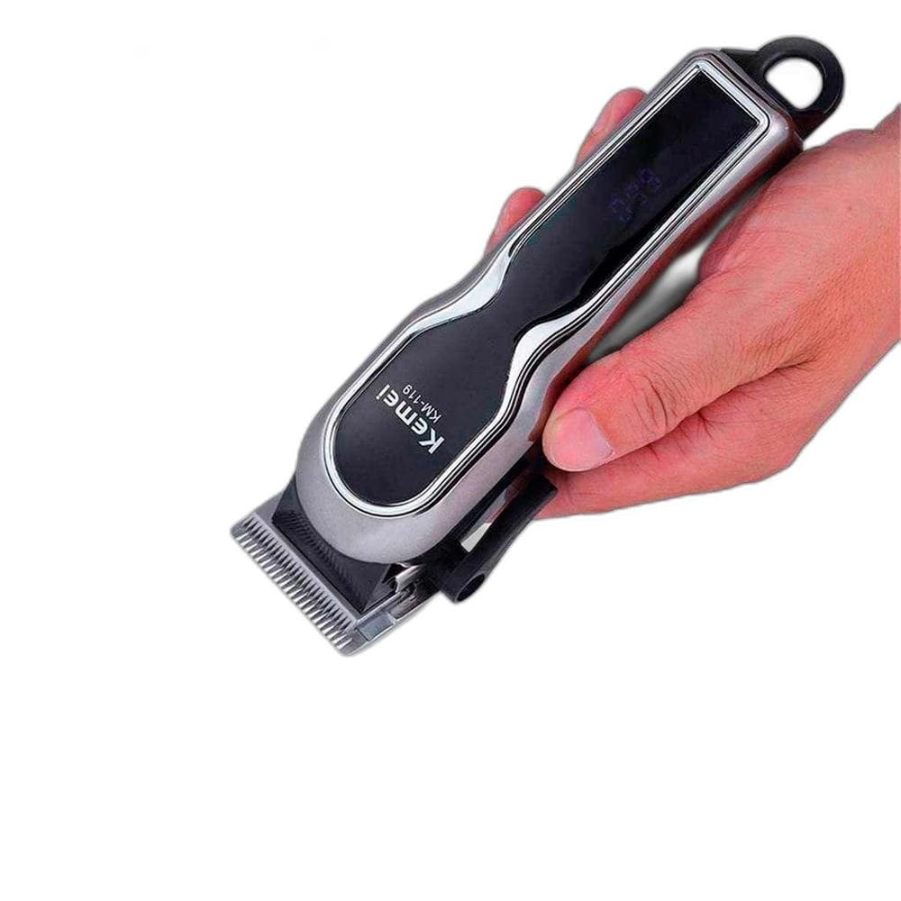 Kemei Digital Compacta  Bivolt Recarregável