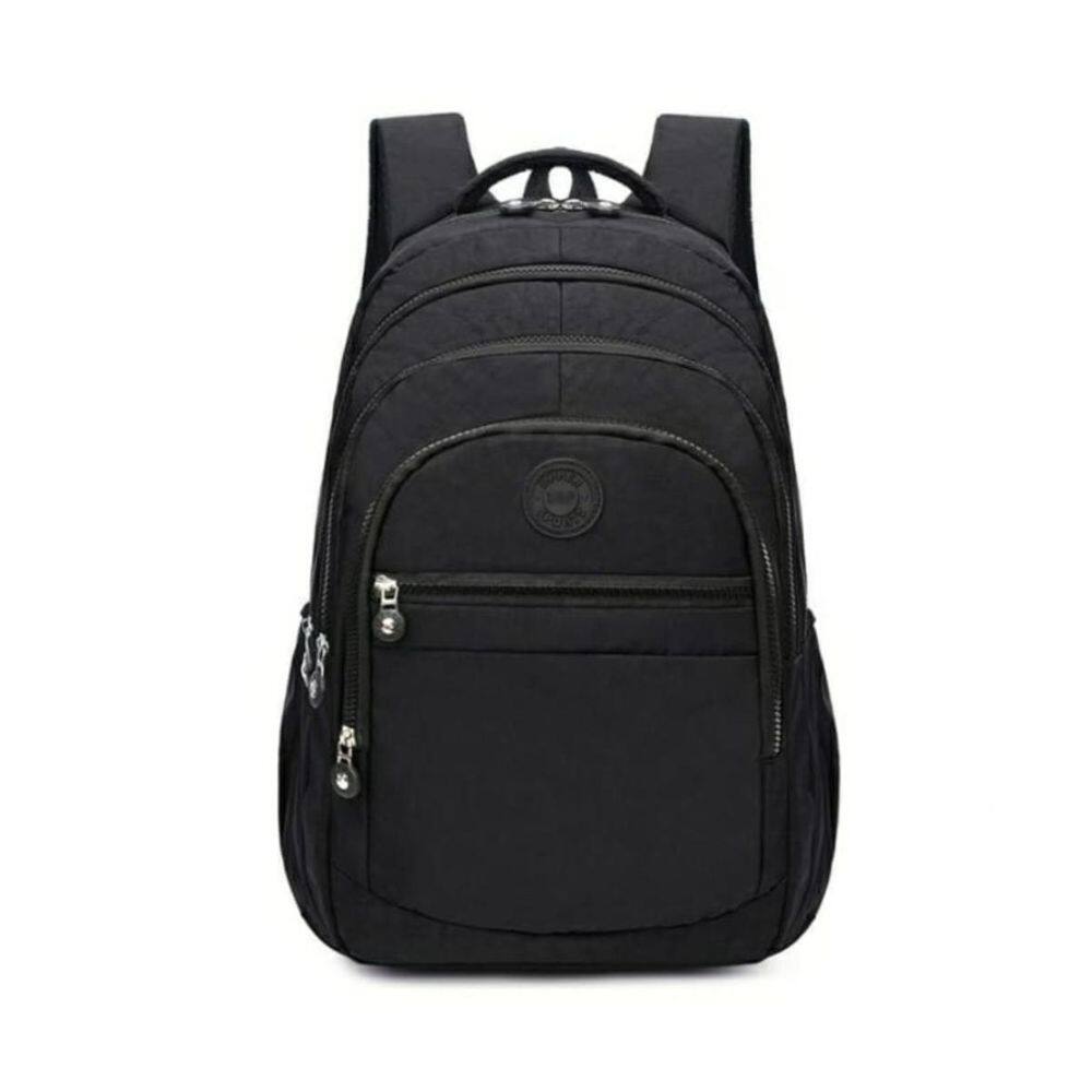 Mochila Grande Feminina Trabalho Escola Notebook Cinza