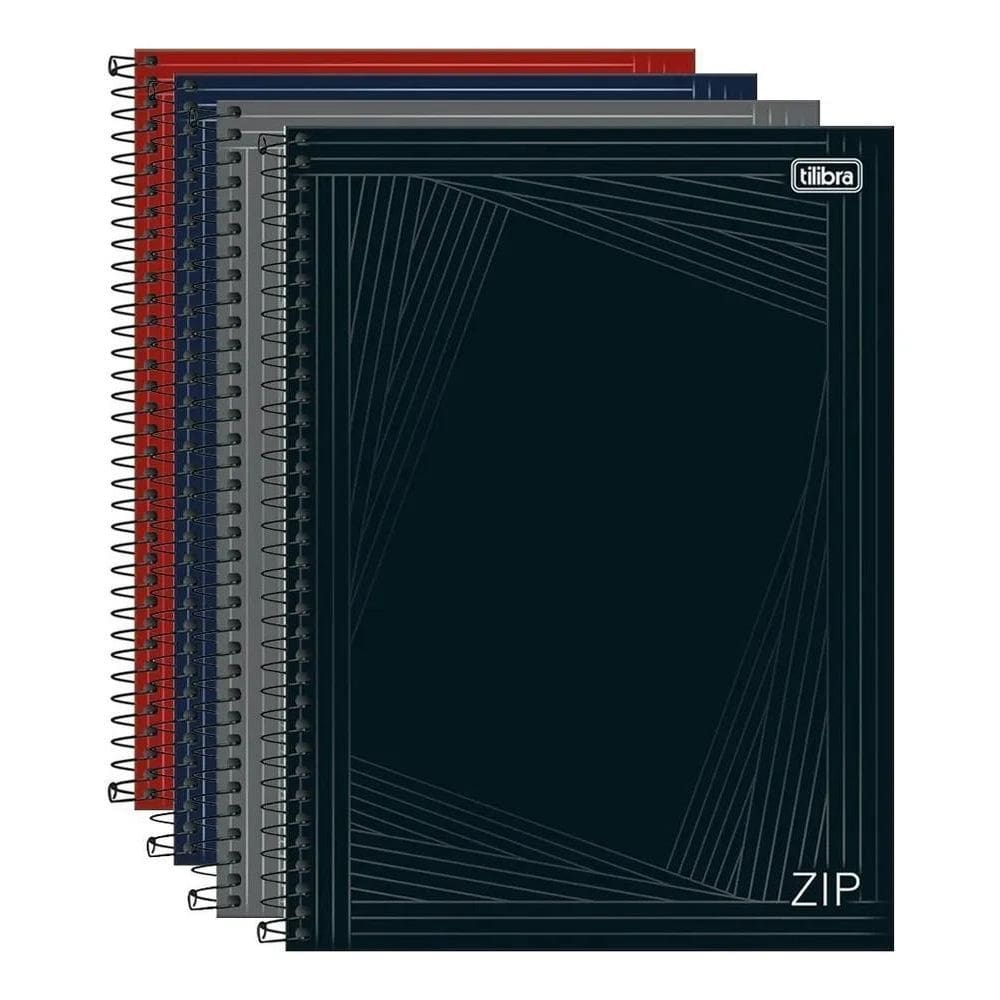 Caderno Universitário 1 Matéria Zip Tilibra 4 Unidades