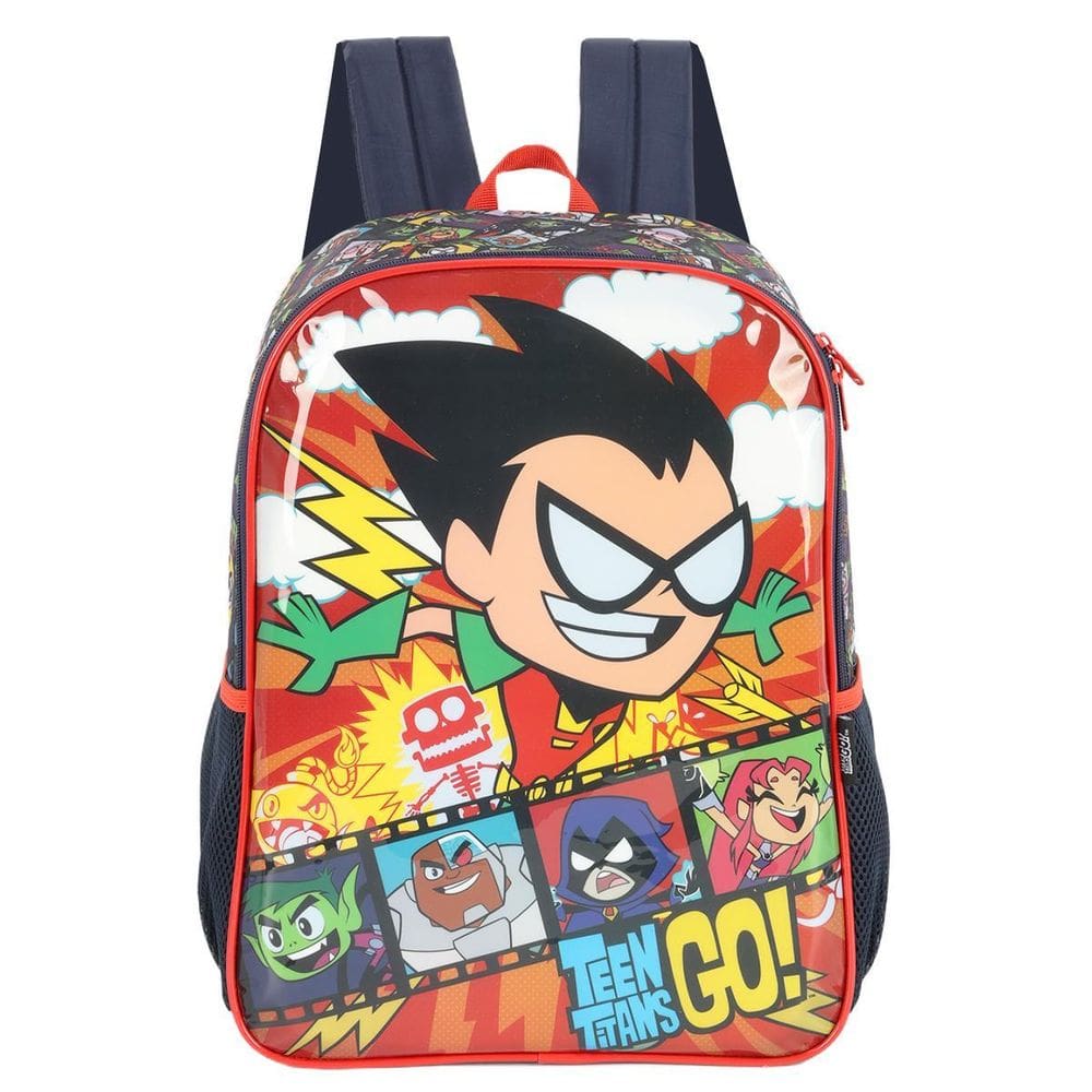 Mochila Jovens Titans Escolar Infantil De Alças Is41251Tg-Vm