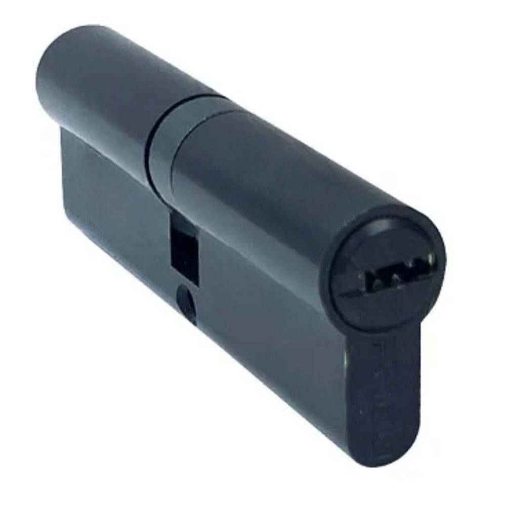 Cilindro Miolo Tambor Pado Preto Euro 100 Mm  10 Cm  Caveira