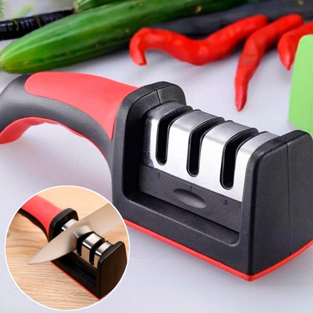 Amolador Faca Profissional Afiador Acabamento Afiar Gourmet