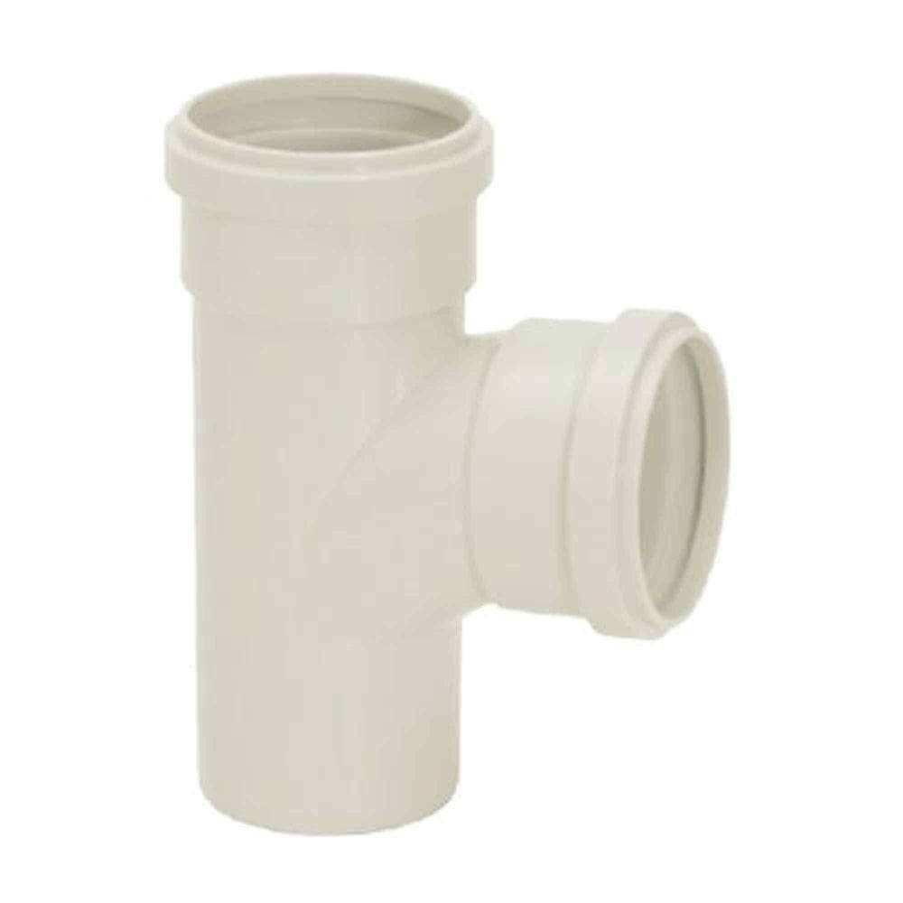 Tee Esgoto 50x50mm Branco Pvc - Amanco Nbr 5688 Sn-1500 Pa