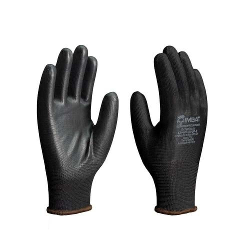 Luva De Segurança Preta Tamanho 10 (eg) Para Uso Doméstico E  - Pu Revestido